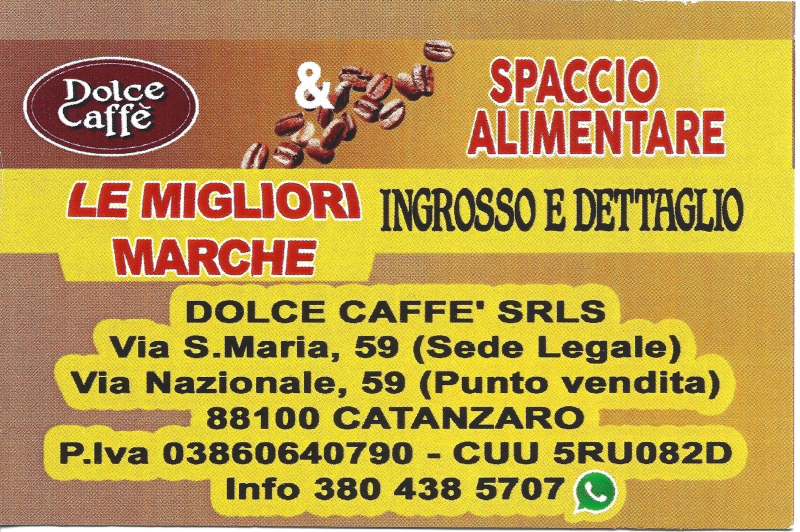 Dolce Caffé & Spaccio Alimentare | Catanzaro